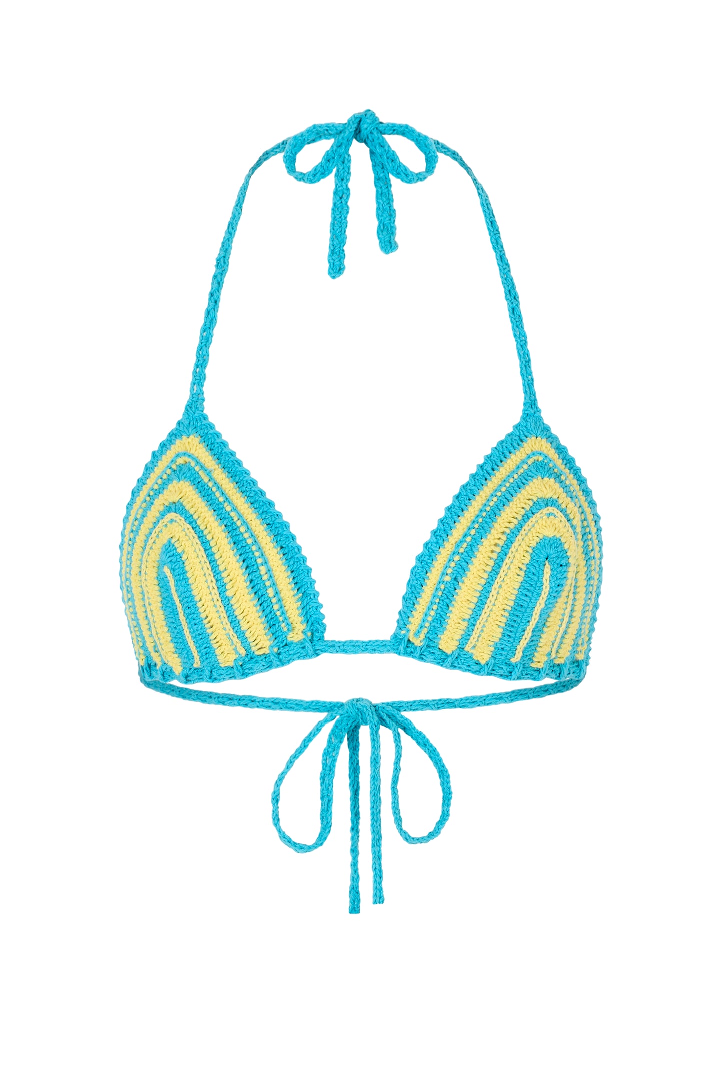 LA BON BIKINI TOP - blue sherbet