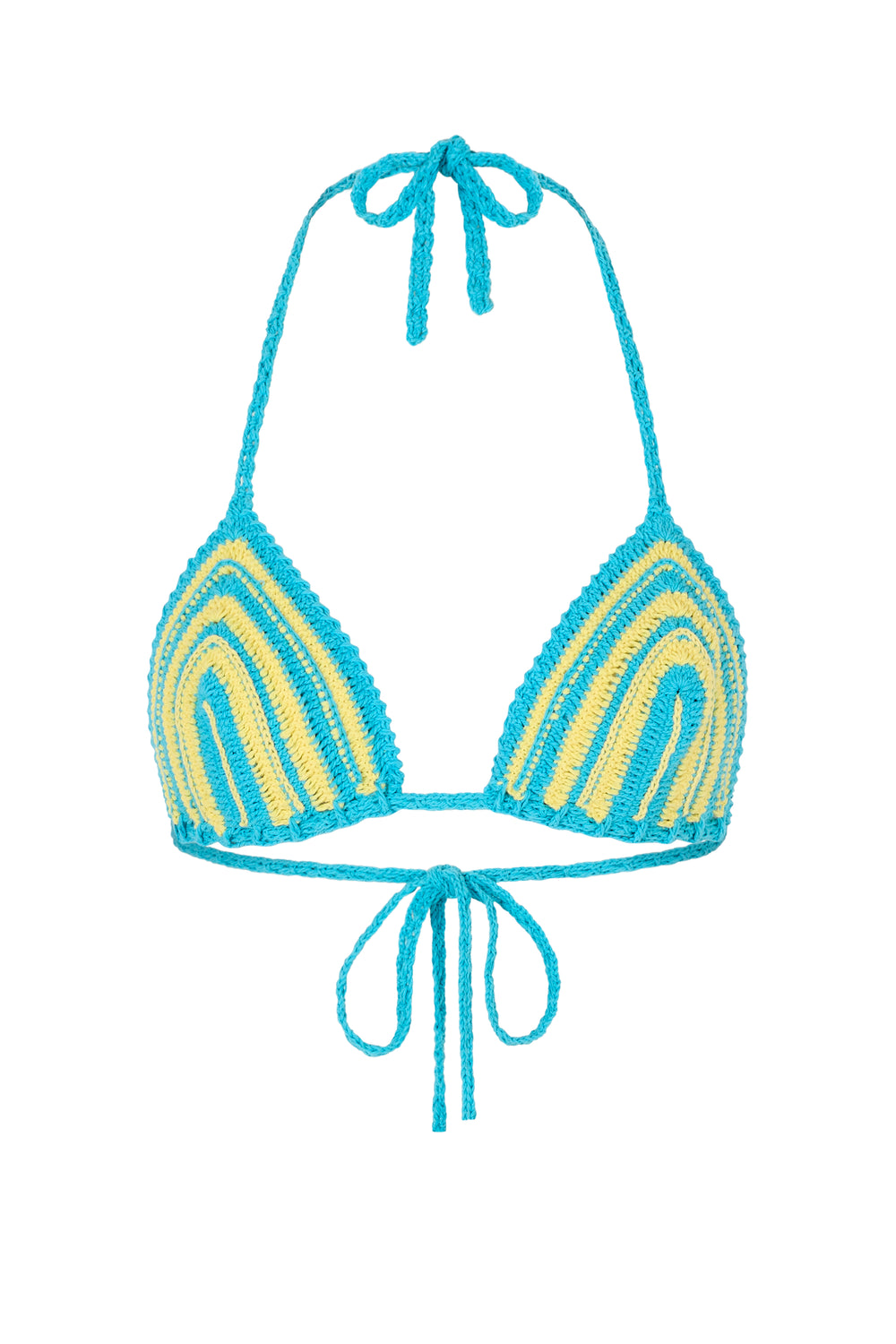 LA BON BIKINI TOP - blue sherbet